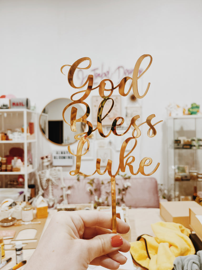 holy communion cake topper
