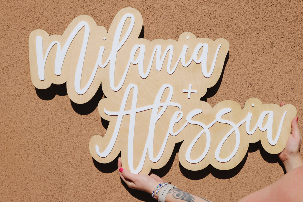 Baby Nursery Sign Wood