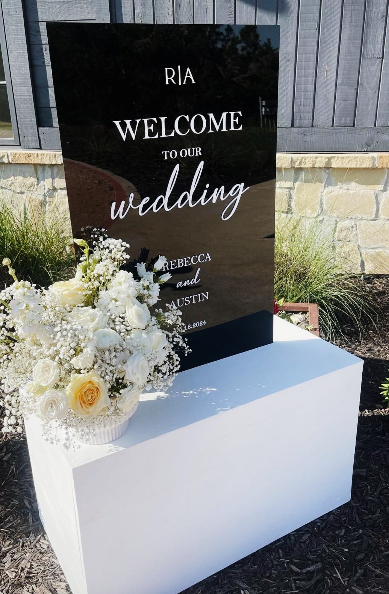 Custom Wedding Signs Table Numbers Acrylic Wood J Isabel Designs