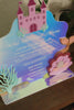 Under the sea Baby shower acrylic bar menu