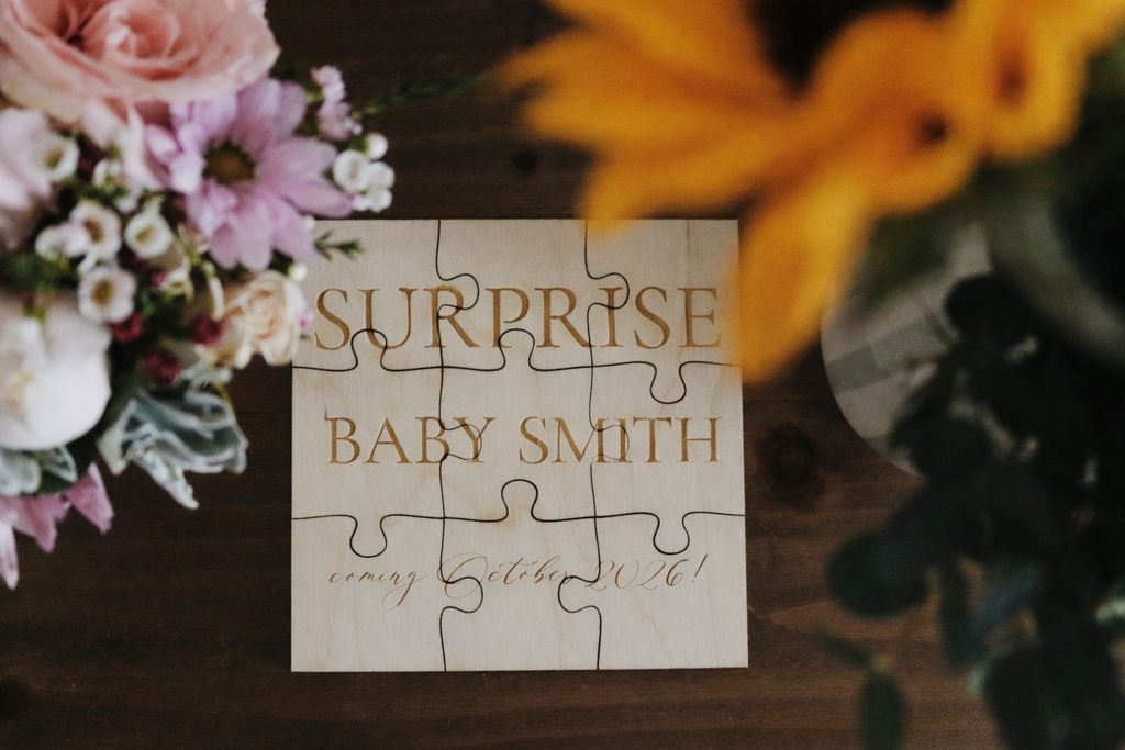 Pregnancy Pregnancy announcement wood puzzle